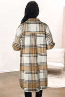 Long Plaid Shacket