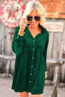 Emerald Velvet Dress