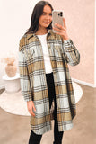 Long Plaid Shacket