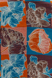 Luxury Beach Towel in Block Floral