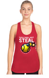 Thou Shall Not Steal Fitted RacerBack Tank