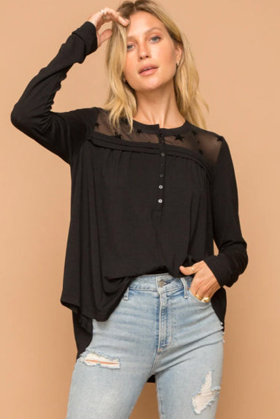 Star Accent Blouse