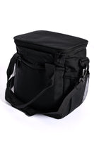 Insulated Checked Tote in Black