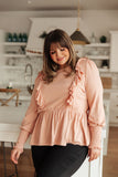 Sweet Confession Top In Blush