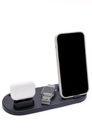 The Place To Be Wireless Charging Station in Black