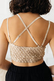 Live In Lace Bralette in Taupe