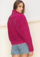 Zip Up Sherpa Jacket
