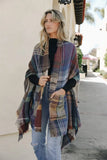 Plaid Ruana