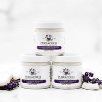 Lavender & Coconut Moisturizing Exfoliators (sugar scrub)