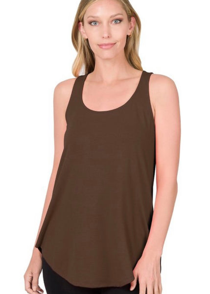 Luxe Tank - Brown